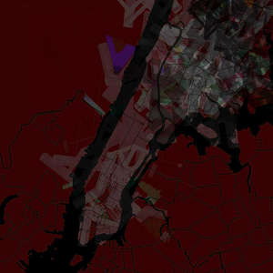 Manhattan map for magazine (project)