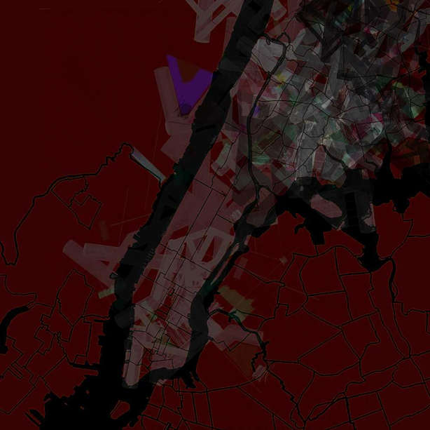 Manhattan map for magazine (project)