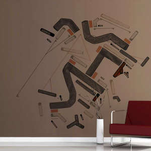 Indoor wall sticker for lobby
