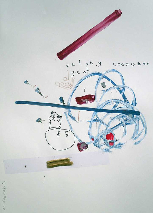 Original art on paper by Halaburda
