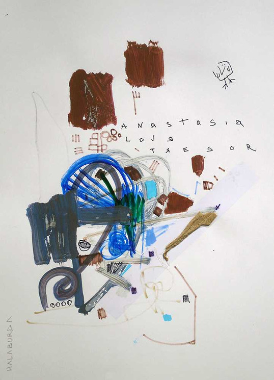 Original art on paper by Halaburda