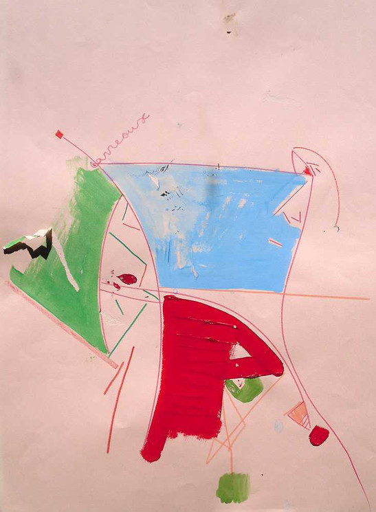 Original art on paper by Halaburda