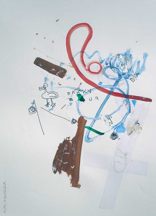 Original art on paper by Halaburda