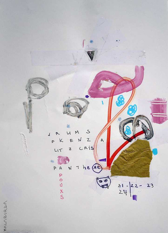 Original art on paper by Halaburda