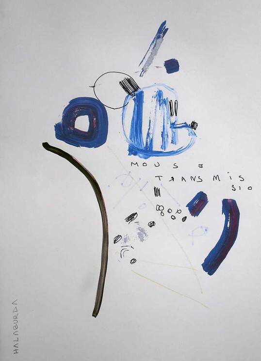 Original art on paper by Halaburda