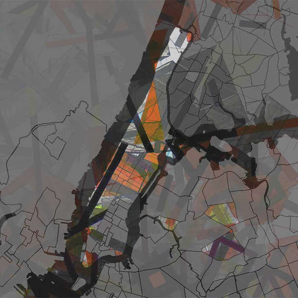 Manhattan map for magazine (project)