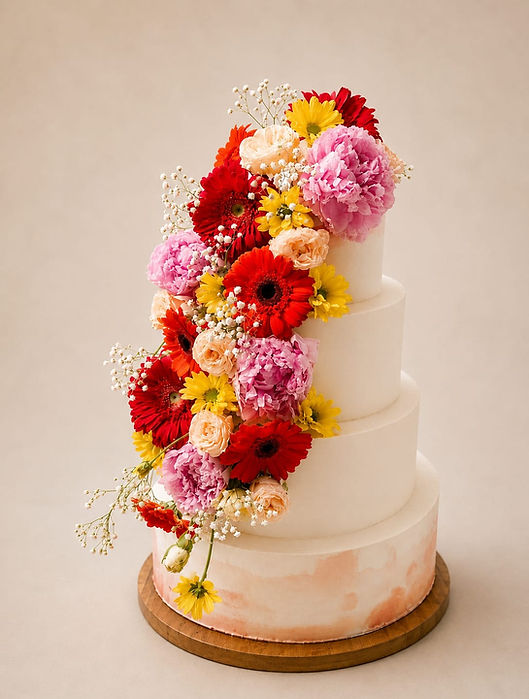 wedding cake floral