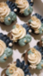 Cupcake trois couleurs ref#cup4