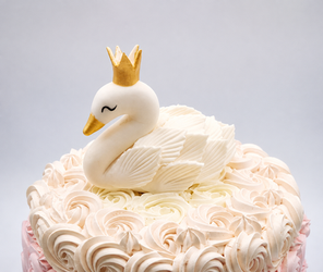 layer cake personnalisé cygne