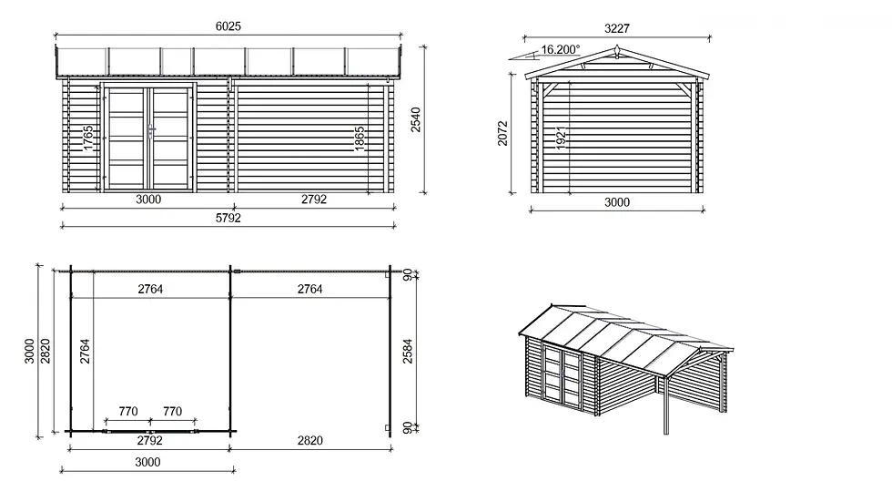 Thumbnail: Buy Garden cabin, wooden online