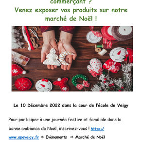 Vendez vos créations au marché de Noël