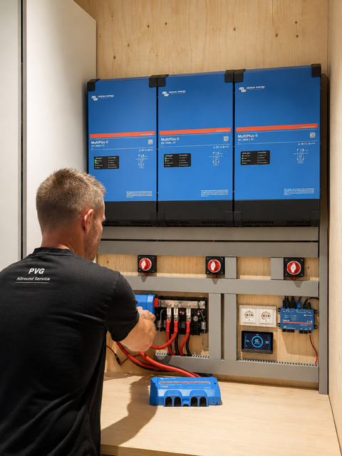 PVG Allround Service aan het werk bij een technische installatie
