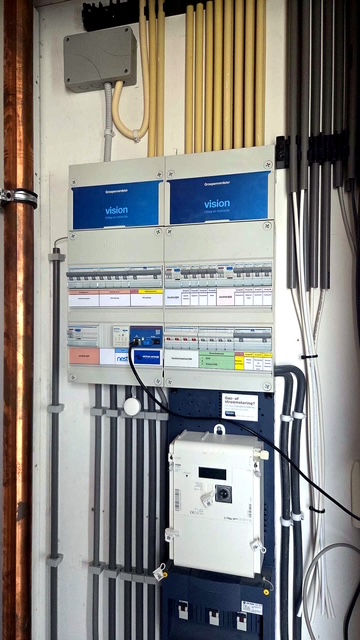 Elektrische installatie en meterkast van PVG Allround Service