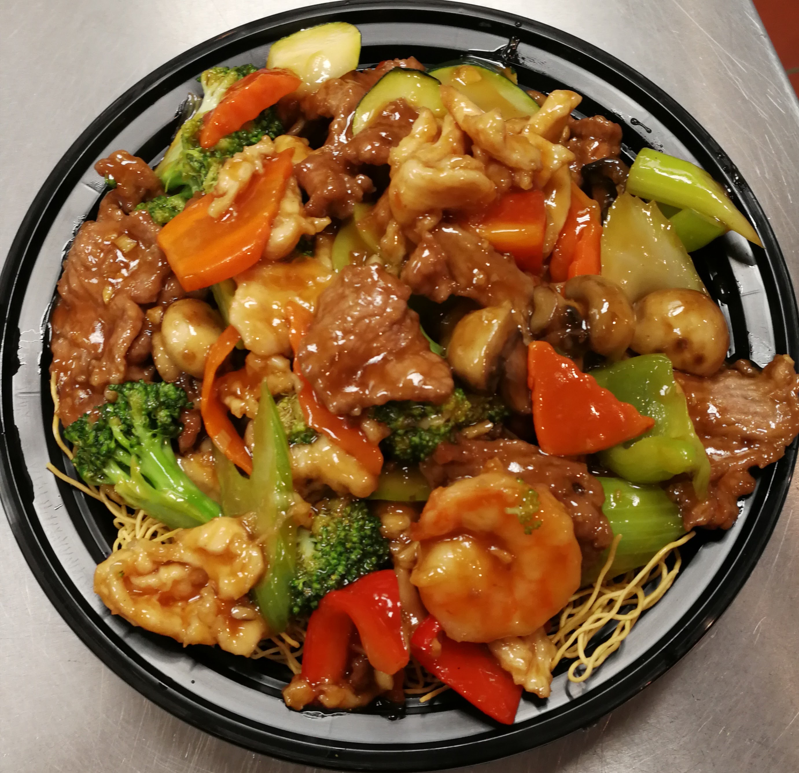 Arranged Food and Objects