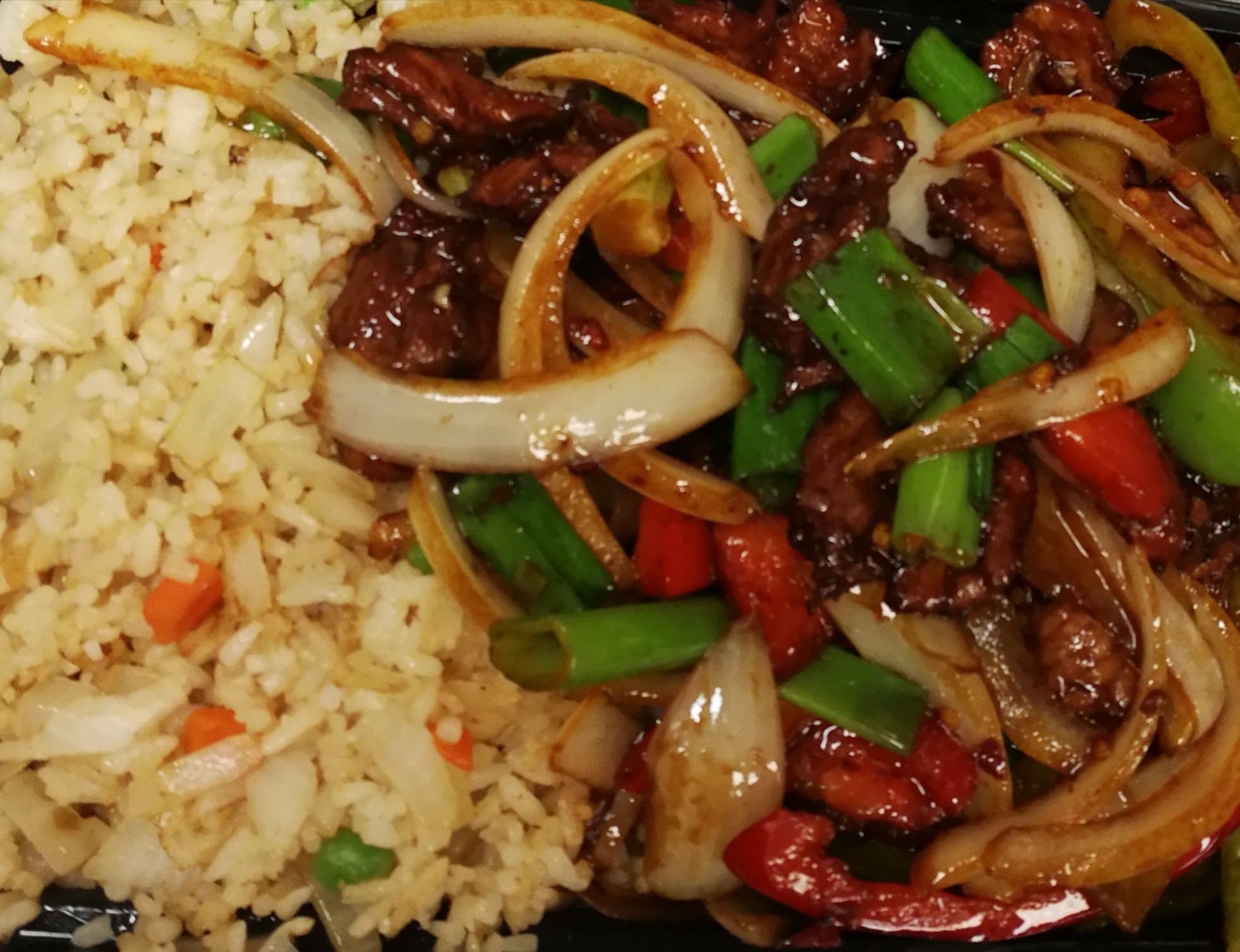 Arranged Food and Objects