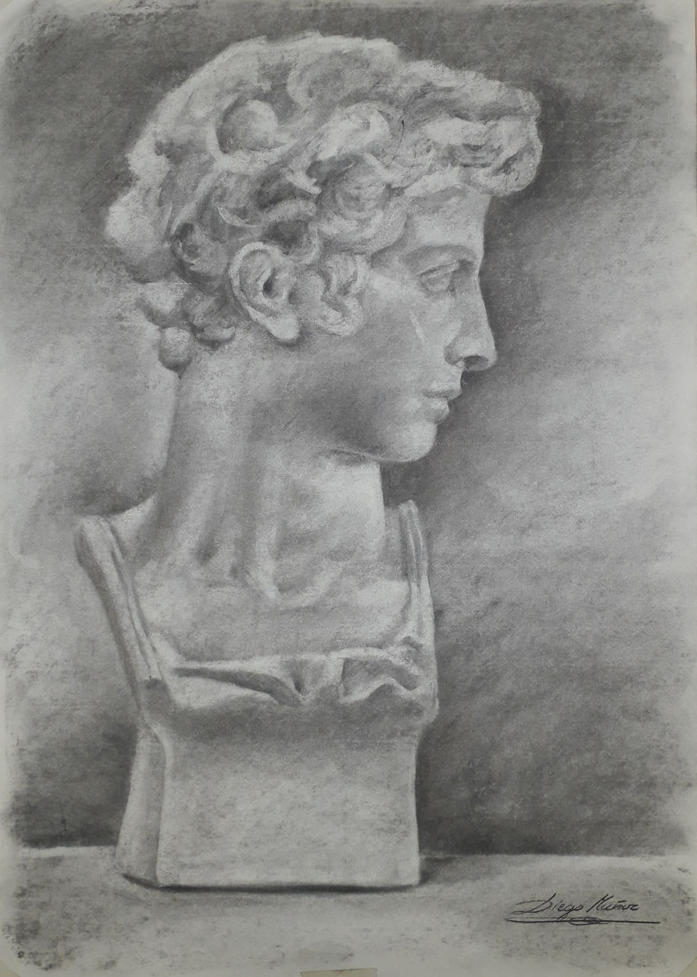 Busto de Juliano de Médici de Perfil