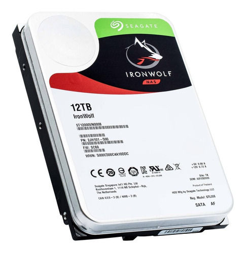 Thumbnail: Disco Duro para NAS Seagate IronWolf 3.5" de 1 a 8 Bahías, 12TB, SATA III, 6Gbit