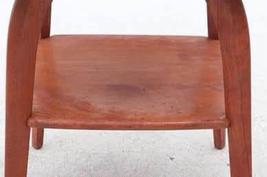 Thumbnail: Heywood Wakefield Champagne Accent Table - Mid Century Modern