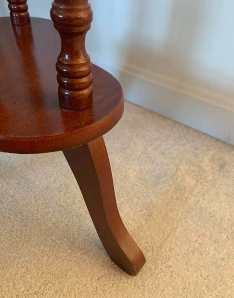 Thumbnail: SOLD Vintage Marble Top Accent Table