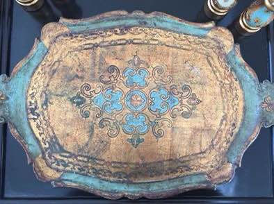 Thumbnail: Wood And Gold Leaf Tableware. Handmade In Italy