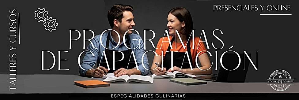 Programas de Capacitación talleres y cursos para emprendimientos culnarios