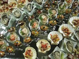 Miniatura: Frutos del mar que pasrecen estar vivos del Taller de Pasapalos Gourmet Finger Food