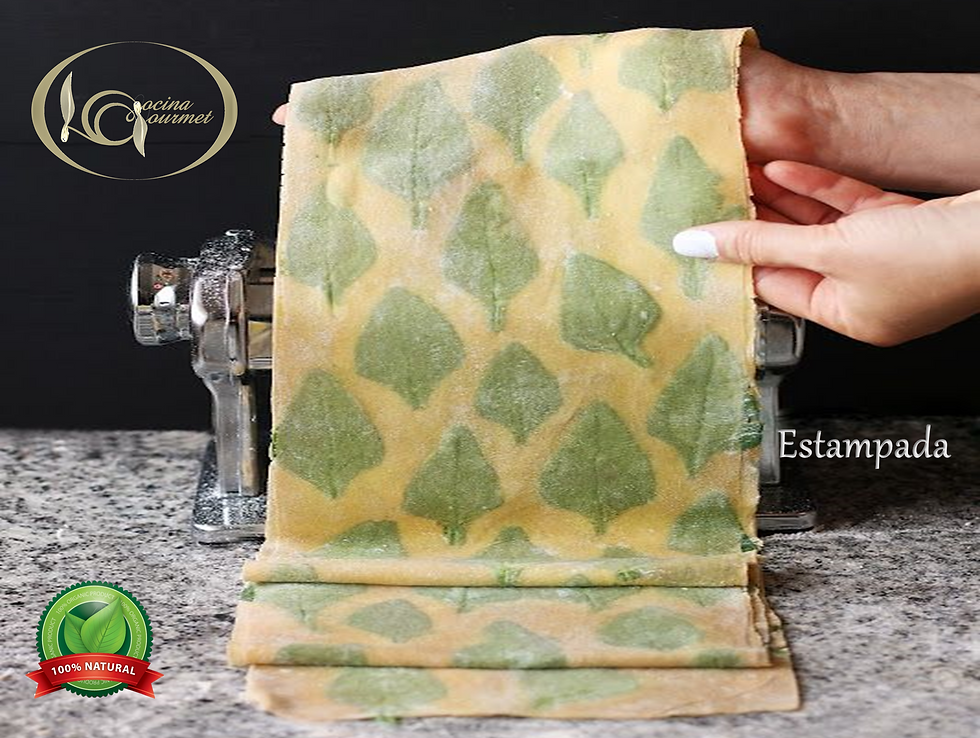 Miniatura: Pasta laminada estampada  del Taller Elaboración de Pastas Italianas Artesanales  de la escuela Cocina Gourmet