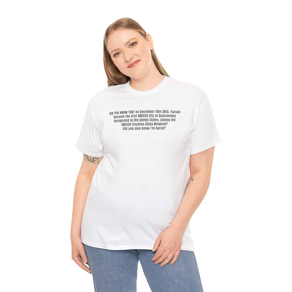 Thumbnail: "Tucson City of Gastronomy" Unisex Heavy Cotton Tee