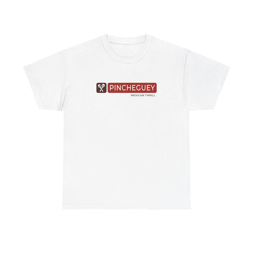 Thumbnail: "PincheGuay- Mexican Thrill" Chipotle Parody Black Unisex Heavy Cotton Tee