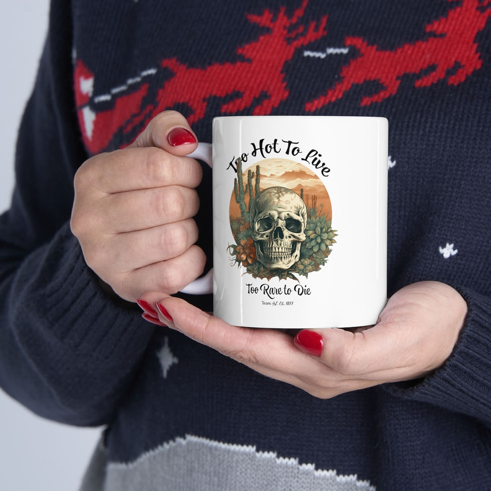 Thumbnail: "Too Hot To Live, Too Rare To Die" VARIANT 3 Ceramic Mug 11oz