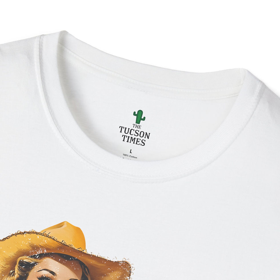 Thumbnail: Cowgirl- "I've made regrettable decisions in Tucson"  Unisex Softstyle T-Shirt