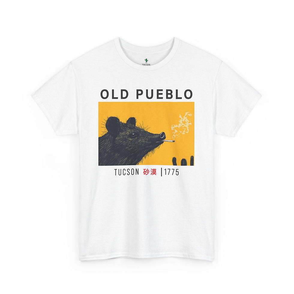 Thumbnail: "Old Pueblo Javelina" Unisex Heavy Cotton Tee