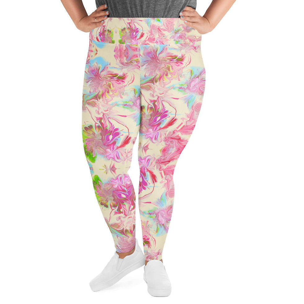 Miniaturbild: Plus Size Leggings"Pastell"