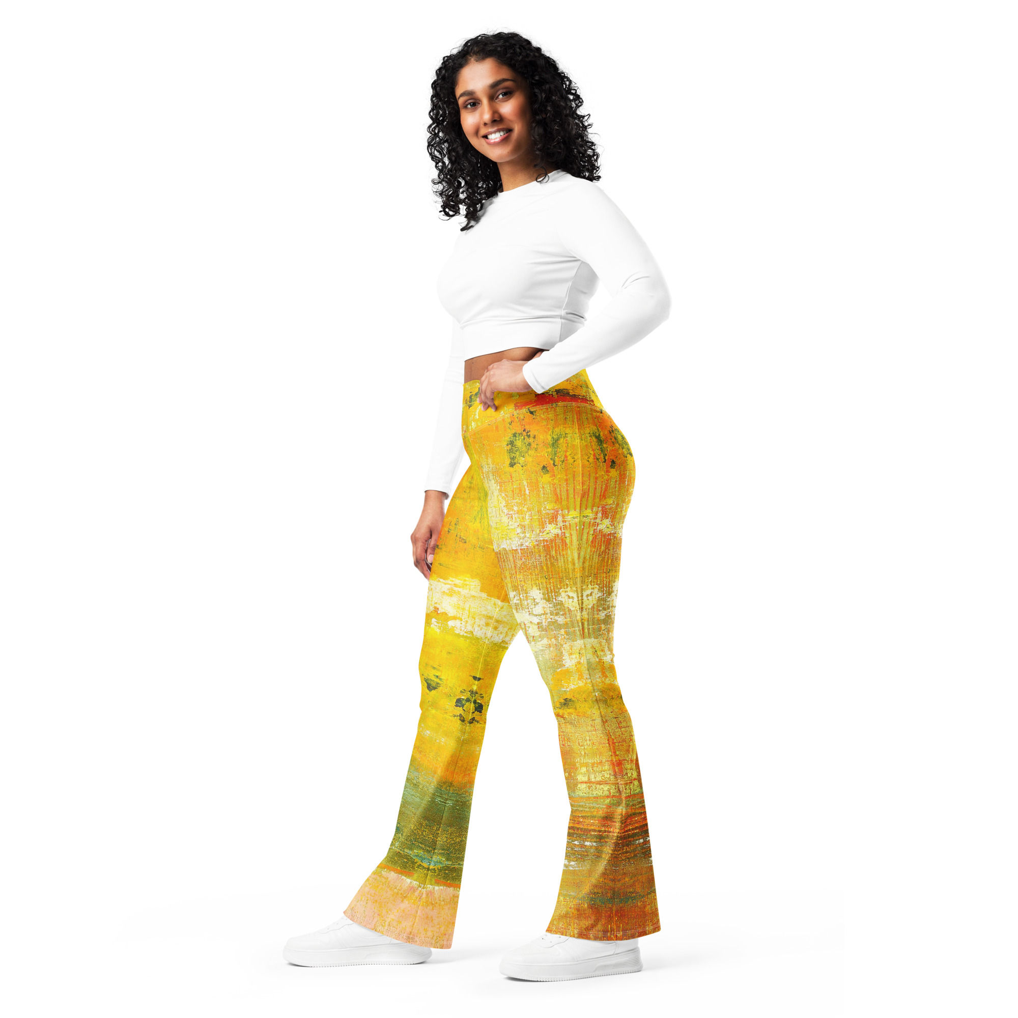 Flare Leggings "Herbstfeld"