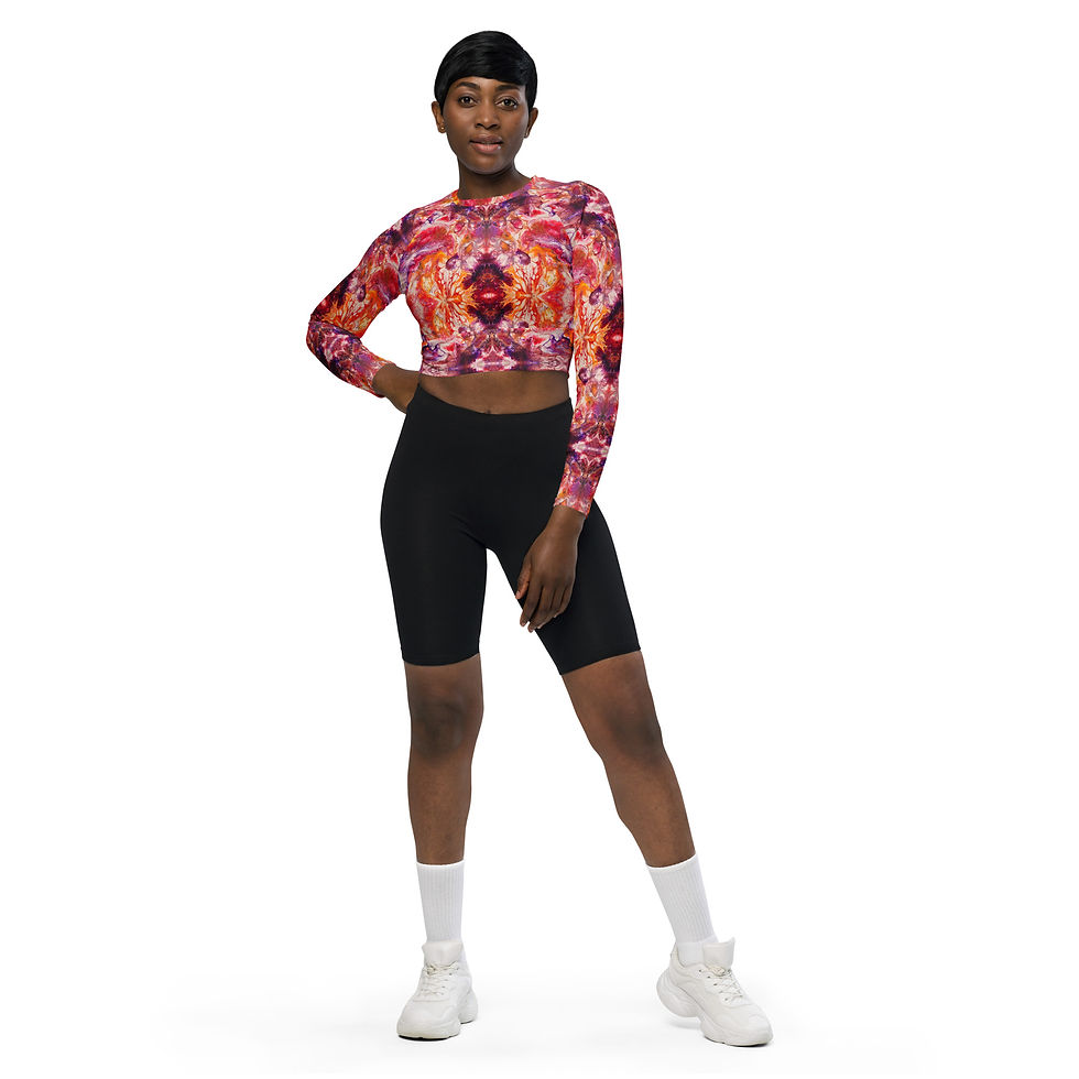 Miniaturbild: Crop Top mit langen Ärmeln "Fülle"