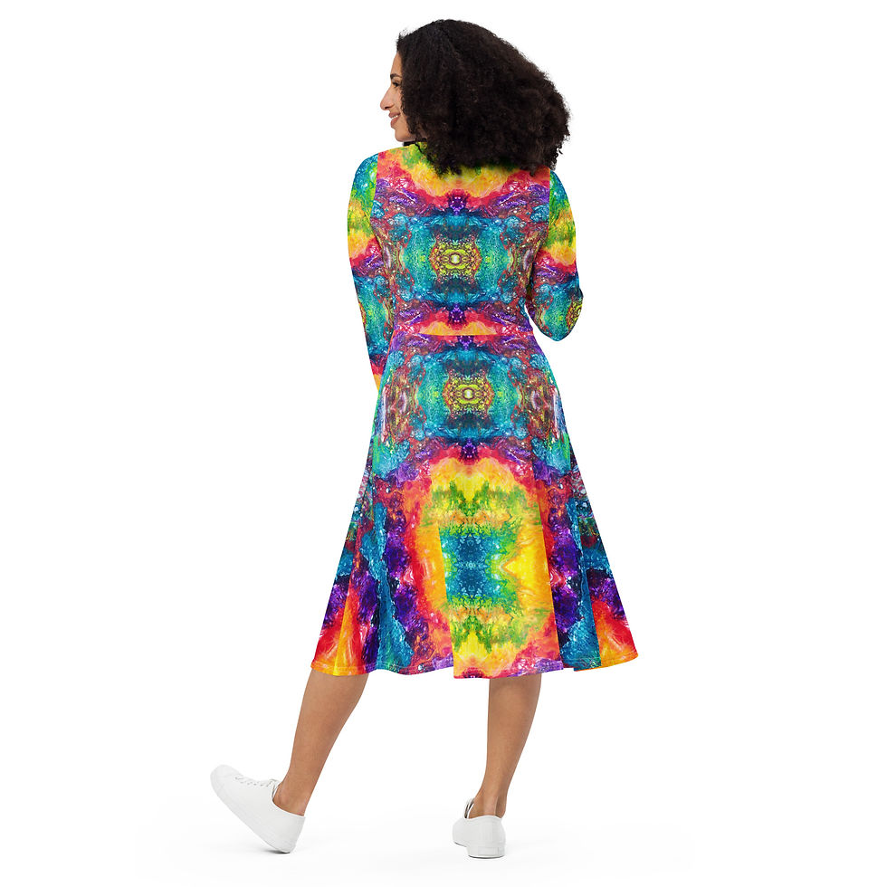 Miniaturbild: Midi-Kleid "Kaleidoskop 2"