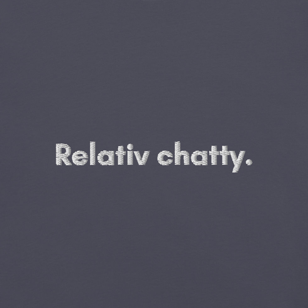 Miniaturbild: Relativ chatty. | Heavyweight Premium T-Shirt | Stick | Colors