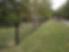 Black chain link fence