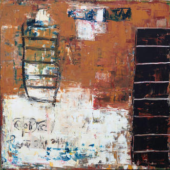 Arden Gallery - Bill Fisher, "#31," oil and cold wax on panel, 54 x 54 inches, $10,500