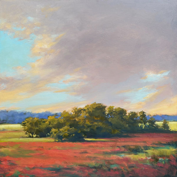 Arden Gallery - Margaret Gerding, "Warmth of Autumn," 2026, oil on canvas, 24 x 24 inches, $4,000