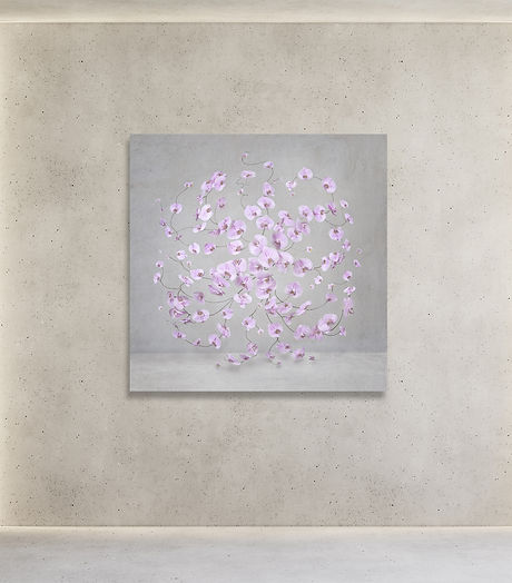 Arden Gallery - Isabelle van Zeijl, "Infinite Pink," 32 x 32 inches, Dye-sublimation aluminum print with acrylic face mount 