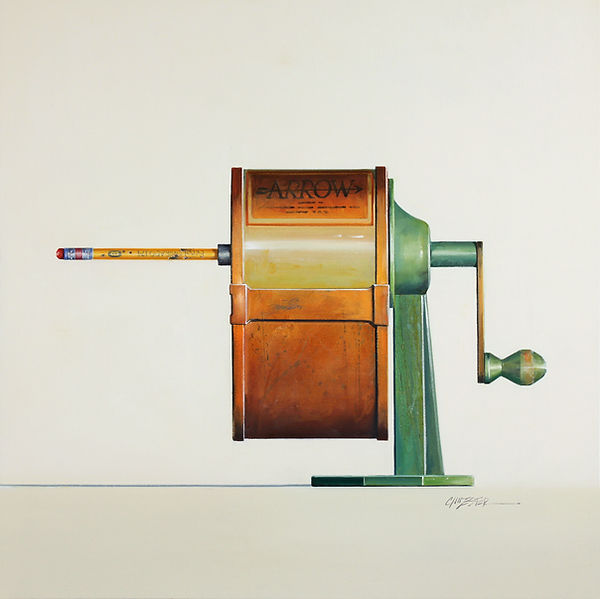 Arden Gallery - Wendy Chidester, "Arrow Automatic," 2022, oil on canvas, 30 x 30 inches - SOLD