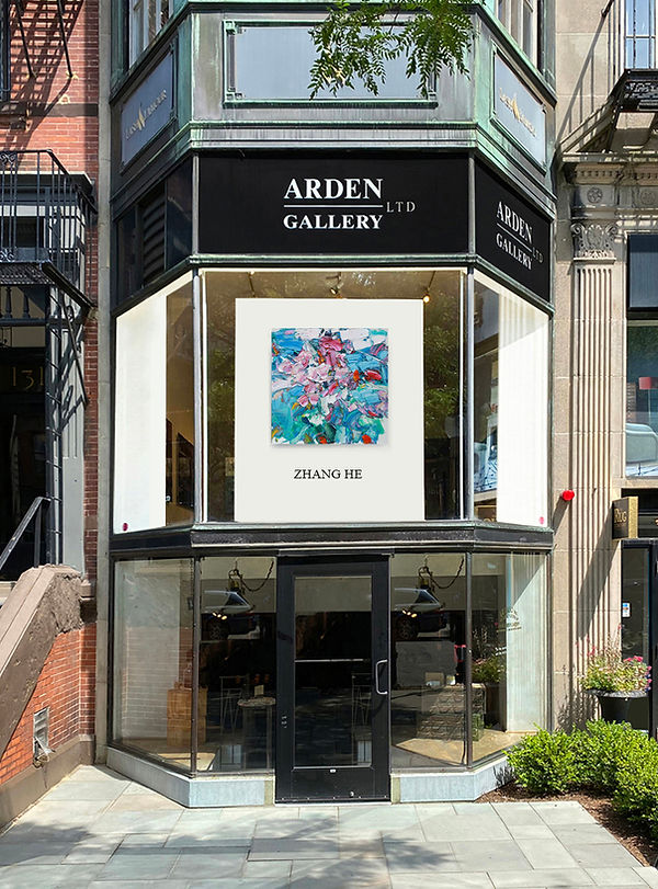Arden Gallery - Zhang He, "Bluegrass," 2026, oil on canvas, 48 x 48 inches, price upon request