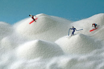 Arden Gallery - Christopher Boffoli, "Sugar Skiers,"
acrylic-dibond mounted photograph, available: 12 x 18, 24 x 36, 32 x 48, 48 x 72"