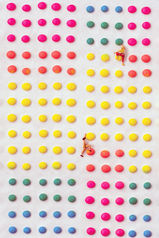 Arden Gallery - Christopher Boffoli, "Candy Dot Climbing Wall," acrylic-dibond mounted photograph, available: 18 x 12, 36 x 24, 40 x 30, 48 x 32"