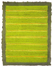 Arden Gallery - Joanne Mattera, "Vico 59," 2025, oil stick and oil pastel on handmade paper, 12 x 9", $1,400