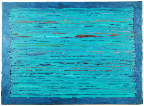 Arden Gallery - Joanne Mattera, "Swipe 8," 2020, oil on Fabriano 300-lb. hotpress, 22 x 30", $3,000