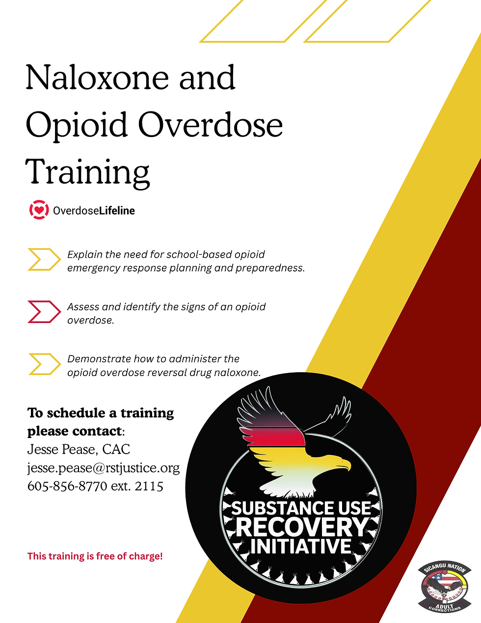Is your program interested in a Naloxone and Opioid Overdose Training?