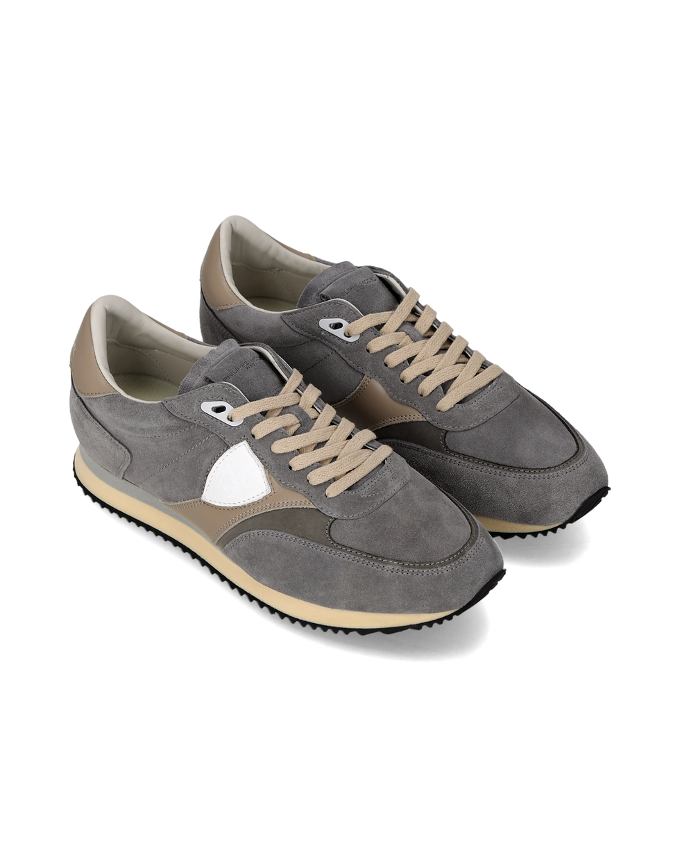 Blville Low Philippe Model, Daim Gris — Moomy The Collection — vue 2