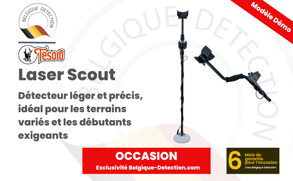 détecteur occasion collector tesoro laser scout belgique détection